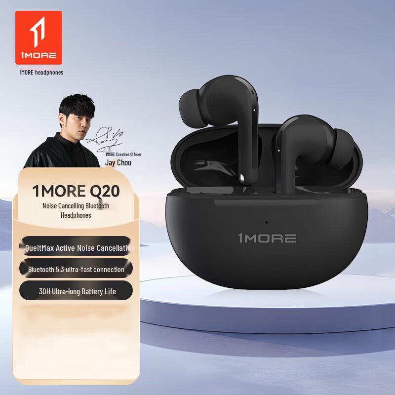 

1MORE Q20 True Wireless Active Noise Cancelling Earbuds