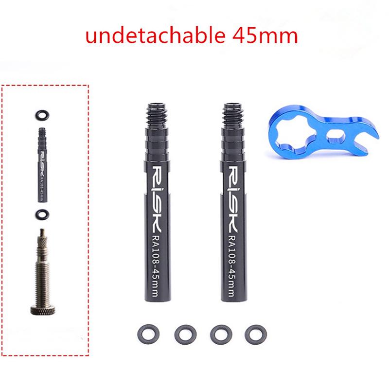 

2 шт. велосипедные камеры для велосипеда Presta удлинитель клапана удлинитель с сердечником ключ