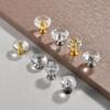 10 Stück Acryl Kristallknöpfe - Diamant/Laterne/Blumenformen | Transparentes Design für Schränke/Schubladen/Kleiderschrank