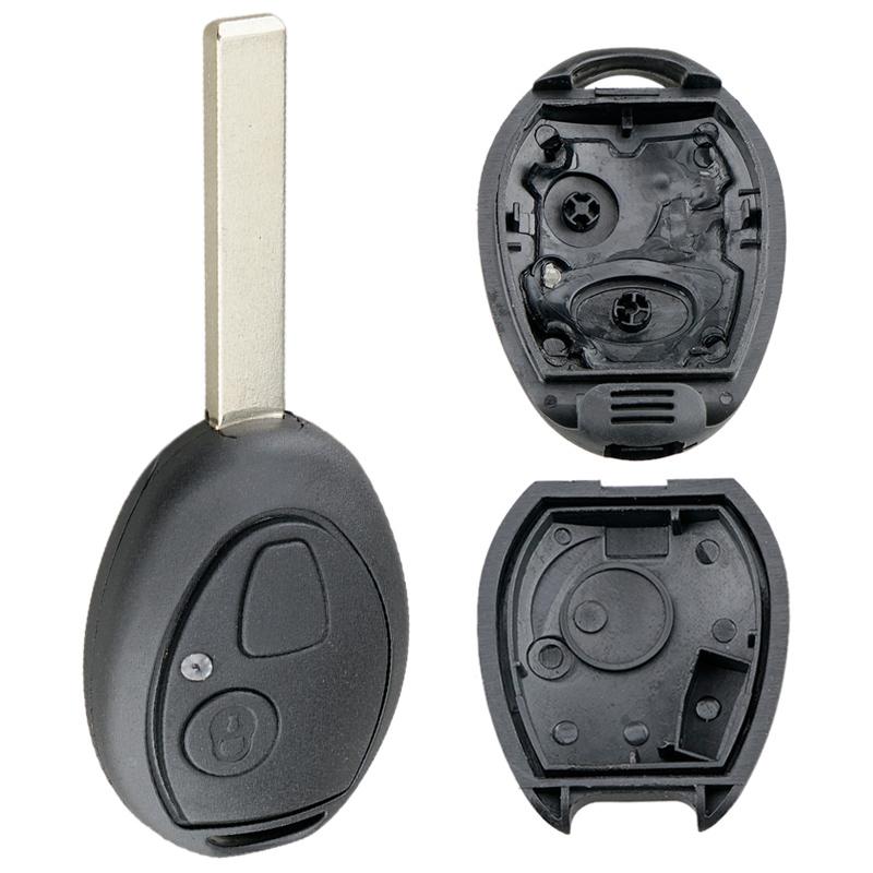 Car Key Replacement 2 Button Remote Car Key Shell Fit for MG BMW-Mini Cooper R53 R50 S Land Rover 75 Z3 Z4 X3 X5 E46 E39 E36 e34Good Product