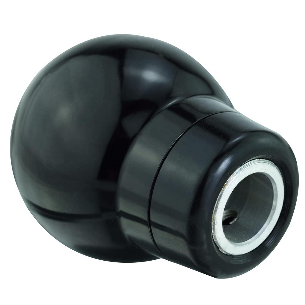 Lunsom Shift Aluminum Gear Shift Compatible with Automatic and Manual Black 8-Ball Knob, Lever, Cars,