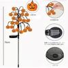 Garden light solar outdoor waterproof Halloween decoration pumpkin illumination 2-piece set automatic on off energy-saving lighting stylish decorative