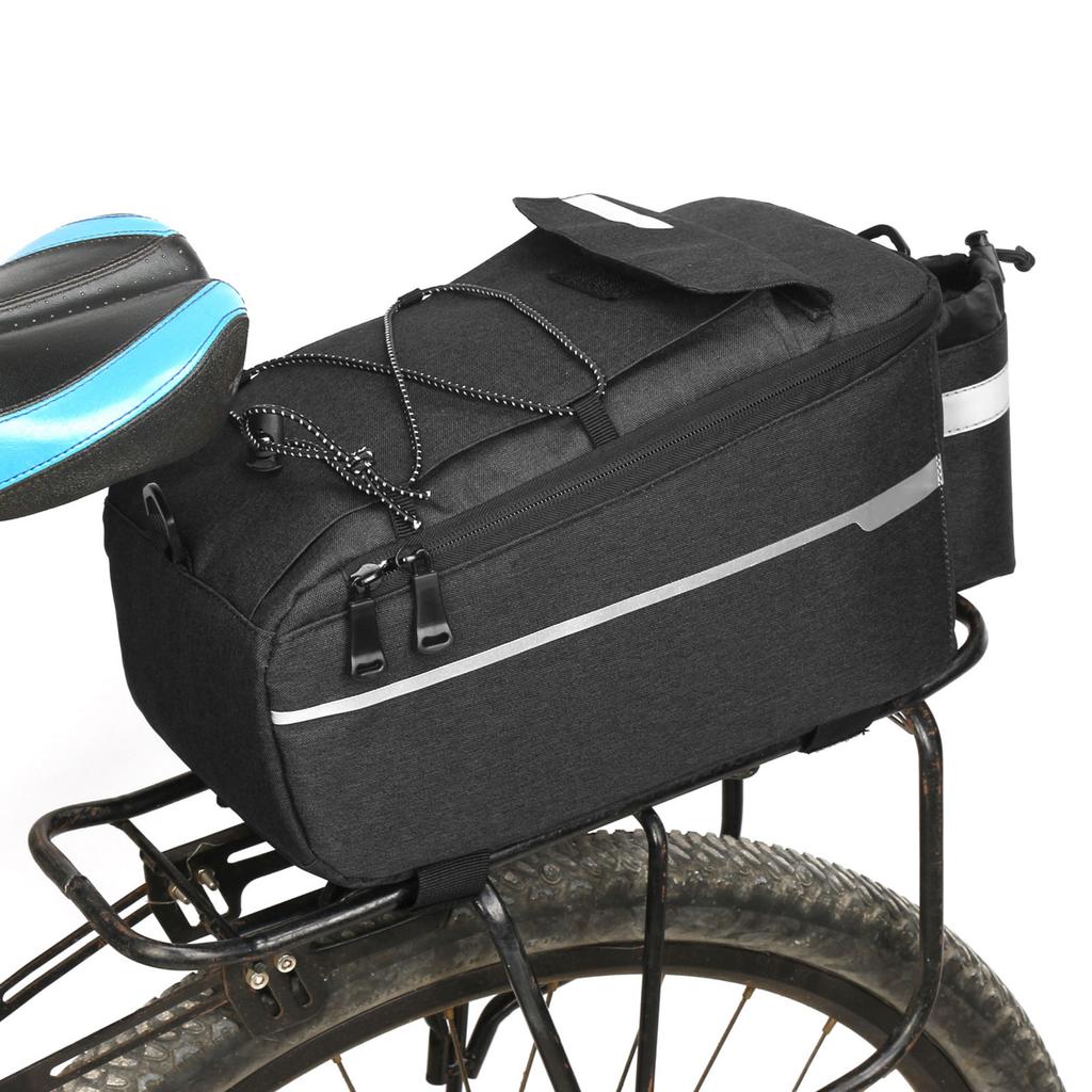 Waterproof Bicycles Rear Bag Bike Pannier Bag Insulated Cycling Trunk Bag Cycling Luggage Bag with Shoulder Strap