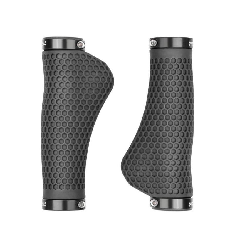 Ergonomic Honeycomb Silicone Bicycle Handlebar Grips With Lock-On Design Mountain Bike Cycling Comfort Shock Absorption
