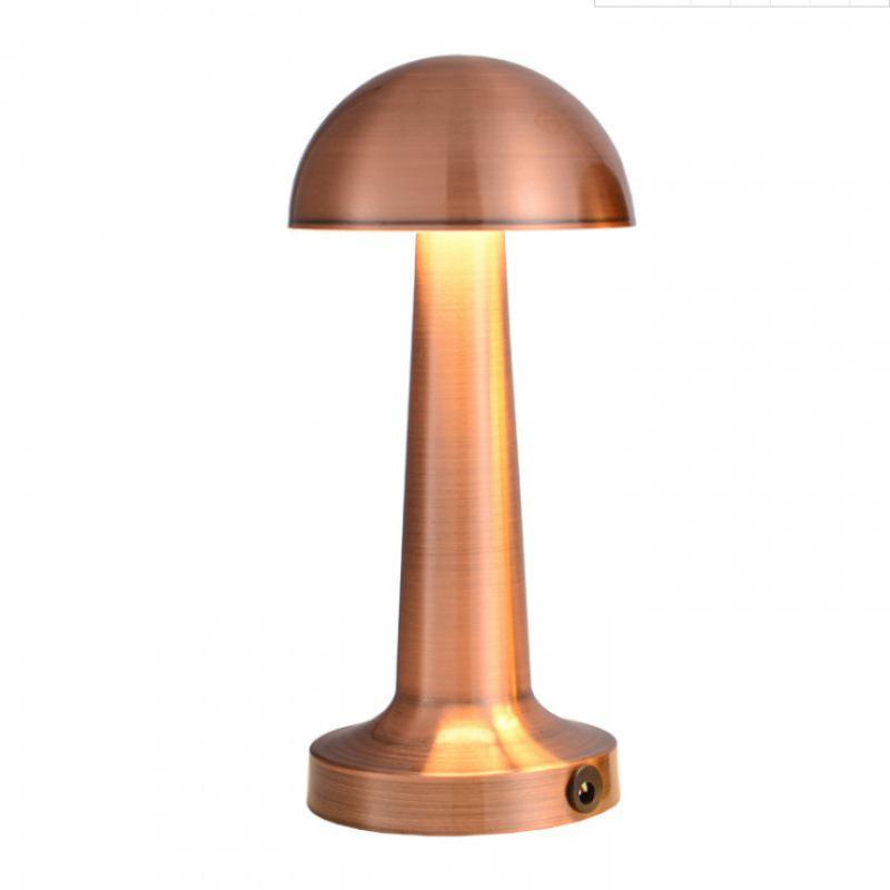 Retro Metal Dumbbell Table Lamp - Minimalist Night Light for Bars, Restaurants, and Living Rooms