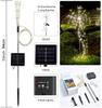 Solar Firework Light DIY Outdoor Garden Starburst Firework Lamp 200LED 35 Copper Wires Christmas String Light for Garden Decor