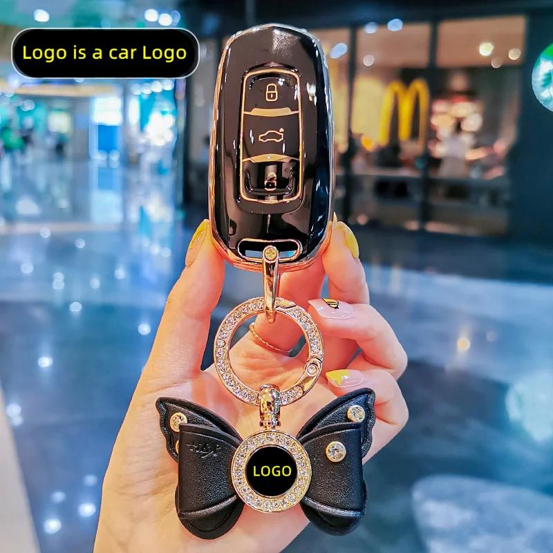 Styling Mouldings New TPU Car Remote Key Case Cover Protect Shell Bag For Geely Atlas Pro Tugella Boyue 2020 Azkarra FY11 Emgran