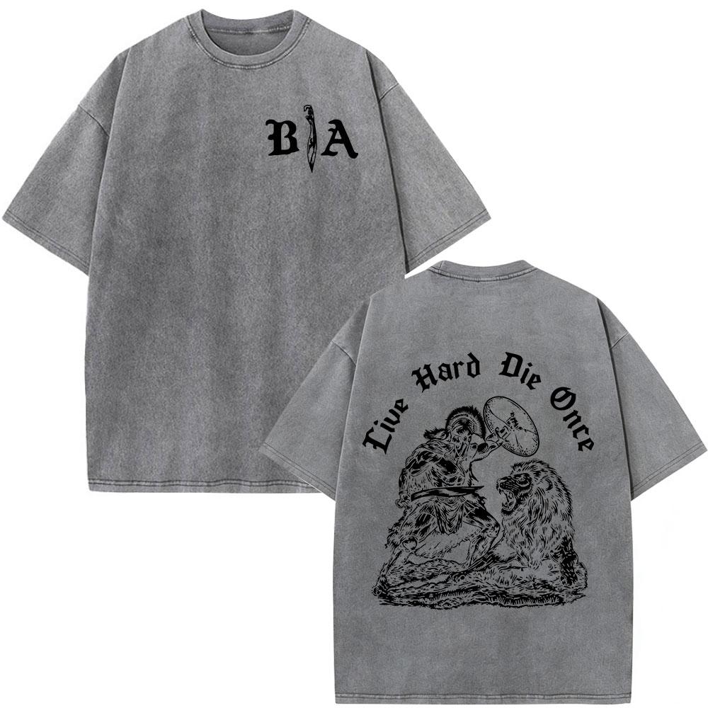 Washed Vintage Forward Observations Group Be Seeing You Print Tshirt Skeleton Graphic Tshirts Men Fashion Oversized T Shirts