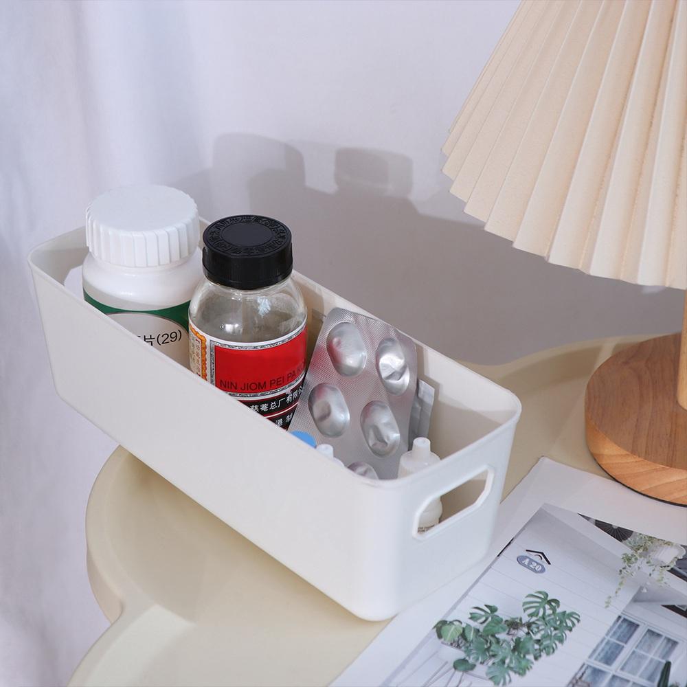 Large Capacity Mobile Phone Case Storage Box White Cosmetic Mask Organizer  for Household