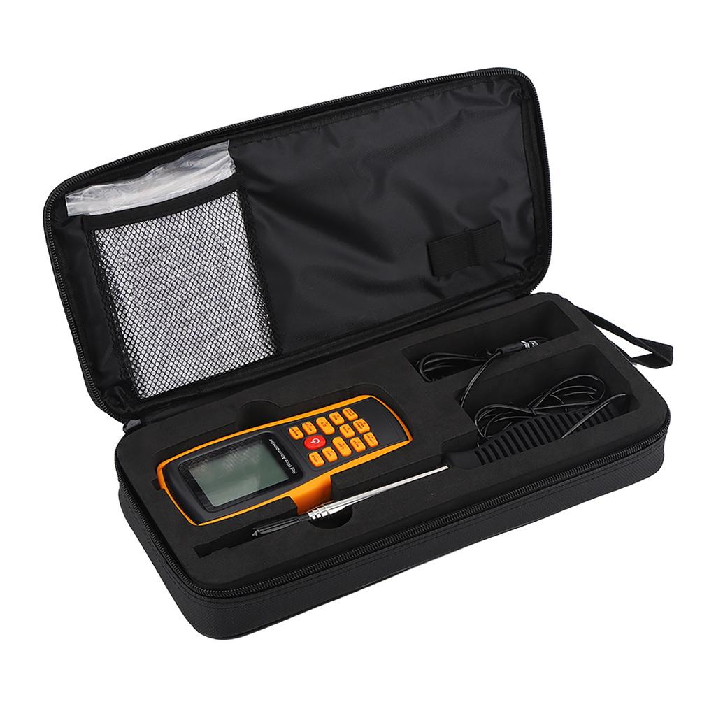 GM8903 Portable Digital Hot Wire Wind Speed Temperature Gauge Anemometer