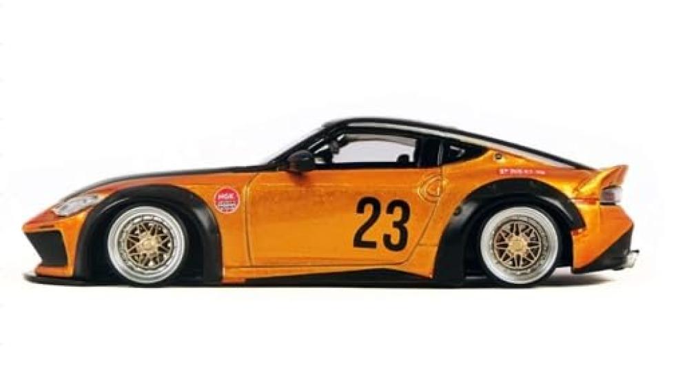 Gulliver D MODEL Scale Nissan Z WORKS Orange Finished Product DBW066A 1/64 LBNATION
