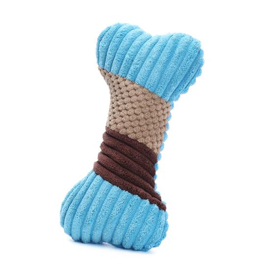 Bone Shape Wear-resistant Teether Dog Pillow Puppy Interaction Toy Supplies