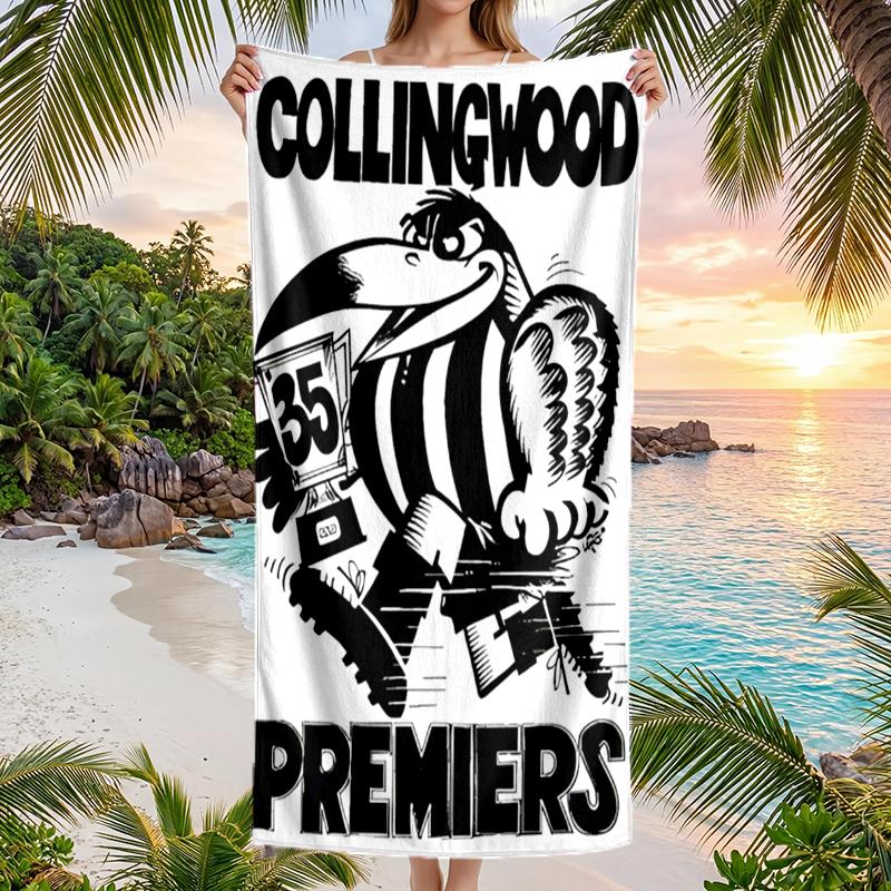 Collingwood Mode Strandtuch: Ideal für Sommerabenteuer Weich, saugfähig und schnell trocknend geeignet zum Schwimmen und Baden