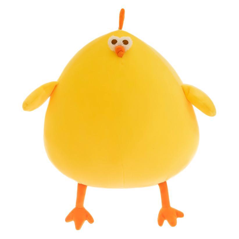 Adorable Yellow Chick Plush Pillow - Large Stuffed Toy for Girls' Birthday Gift
