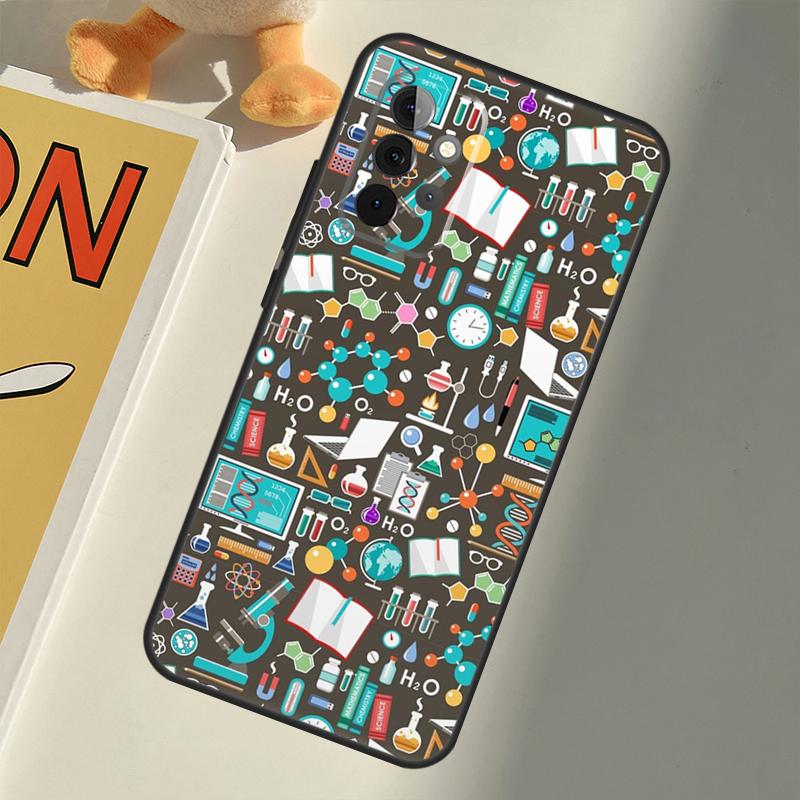 Science Chemistry Caffeine For Samsung Galaxy A26 A16 A06 A56 A36 A05 A22 A32 A52 A54 A34 A14 A55 A15 A53 A33 A35 Case