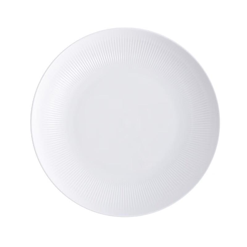 Nordic Style 7-inch Embossed Ceramic Dinner Plate