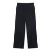 European American Style Fashion Suit: Buckle Decor Jacket & Straight-Leg Pants Two-Piece Slim Fit Set for Women