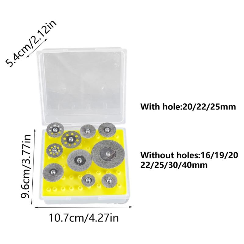 Glass Cutting Disc Glass Ceramic  Cutting Disc for Angle Grinder Glass Cutting Disc Set for Grinding Glass Jade