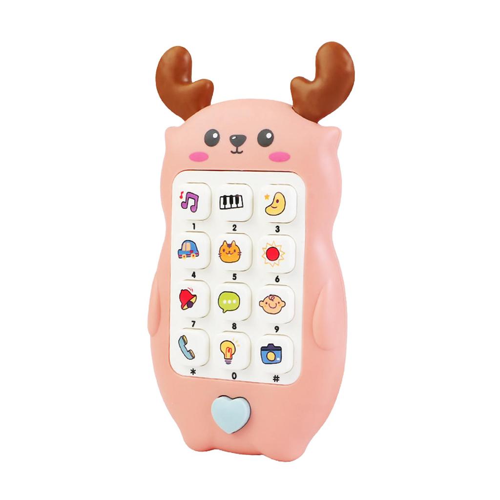Electronic Learning Smartphone Toy Baby for Toddler 6 Months+ Pink