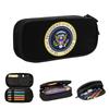 Seal Of The President Of The United States Pencil Cases for Student Gifts Pen Box Pencil Bag Large Capacity Pencil Pouch