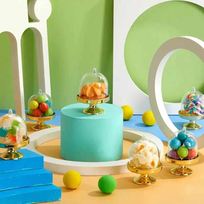 12PCS/Pack Lightweight Party Plastic Exquisite Candy Cup Atmosphere Stable Dustproof Durable Moisture-proof Sturdy Wedding