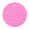 Silicone Heat-Resistant Honeycomb Pot Holder - Non-Slip Food-Grade Insulation Pad for Round Dining Tables
