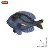 Oenux Sea Life Animals Model Action Figures Ocean Fish Sailfish Bass Grouper Salmon Aquarium Figurines PVC Educational Kids Toy