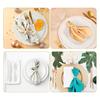 Yousheng 12Pcs Golden Napkin Rings Metal Circle Design Napkin Holders Buckles Family Dinner Wedding Party Table Decoration