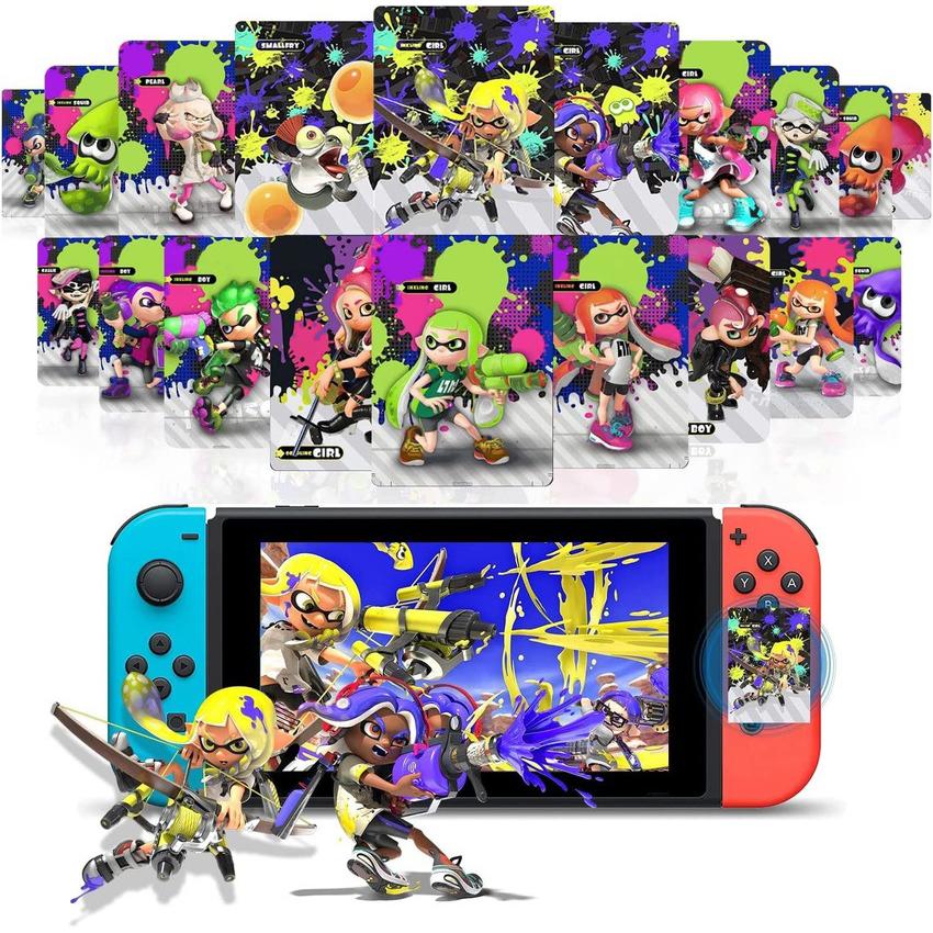23 PCS Amiibo NFC karet pro hru Switch Splatoon2/3 Serial