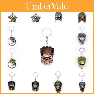 Stijlvolle Alien Vs Predator Sleutelhanger Premium Legering Hanger Voor Film Liefhebbers Cadeaus