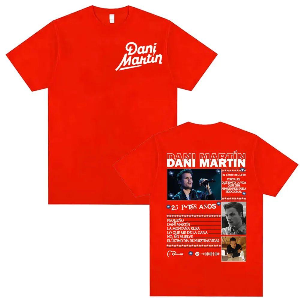 

Y2k Top Dani Martin Ptos Anos Graphic Tshirts Fashion Classic Trend Tee Shirt Man High Quality Oversized Print Cotton T Shirts S