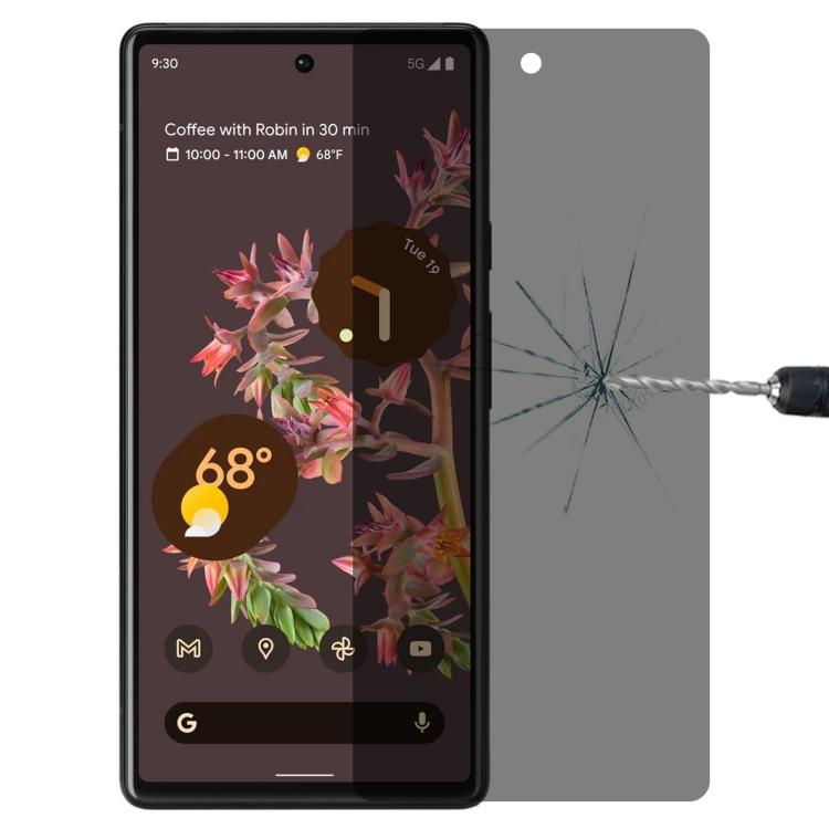 

For Google Pixel 6 0.3mm 9H Surface Hardness 3D Curved Surface Privacy Glass Film For Google Pixel 6 (1 PC)