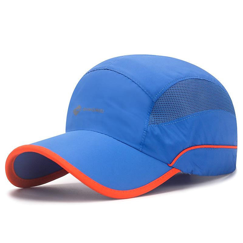 Summer New Outdoor Solid Quick Drying Mesh Men Baseball Caps Women Ponytail Baseball Cap Fashion Hats Simple Visor Casual Cap