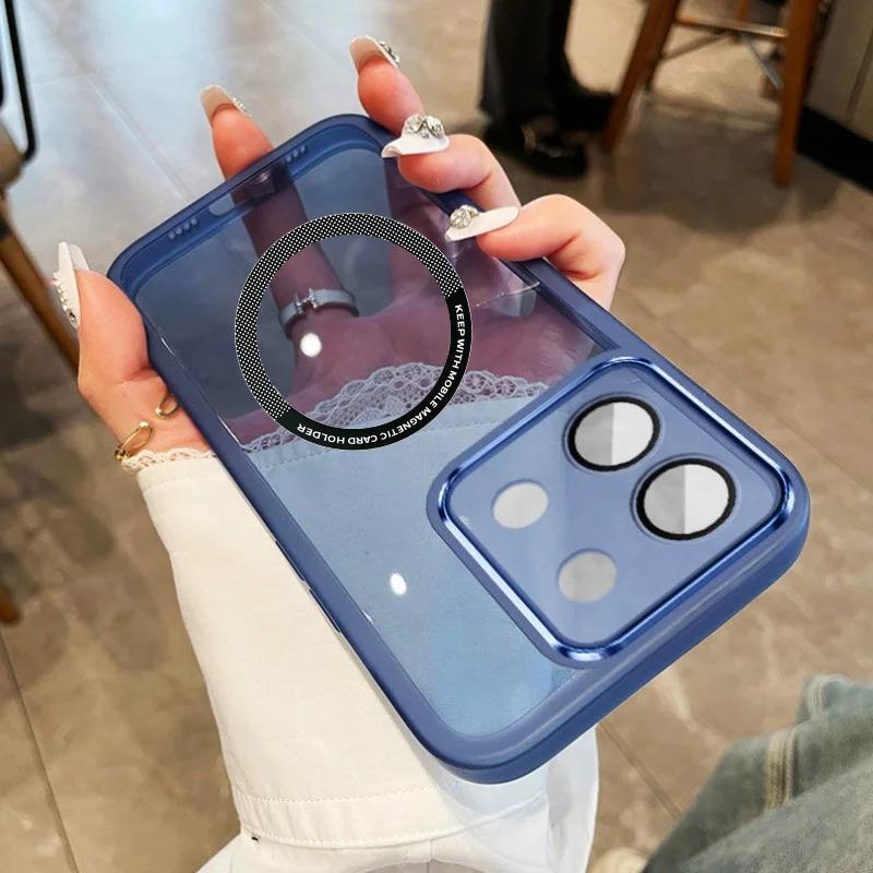 Luxury Simple Magnetic Clear Soft Slim Case for Infinix Note 60 Pro 50 50X 50S 40 Pro Plus Lens Film Full-pack Shockproof Cover