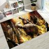 Klassisches Silent Hill Horror Game Filmkunst Teppich für Schlafzimmer Wohnzimmer Sofa Heim Fußmatte Dekor,Große Kinder Spiel Rutschfeste Bodenmatte