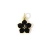 2pcs Enamel Flower Butterfly Brass Charms 18k Gold Plated Multicolor Exquisite Small Pendants For Earrings Necklace Findings
