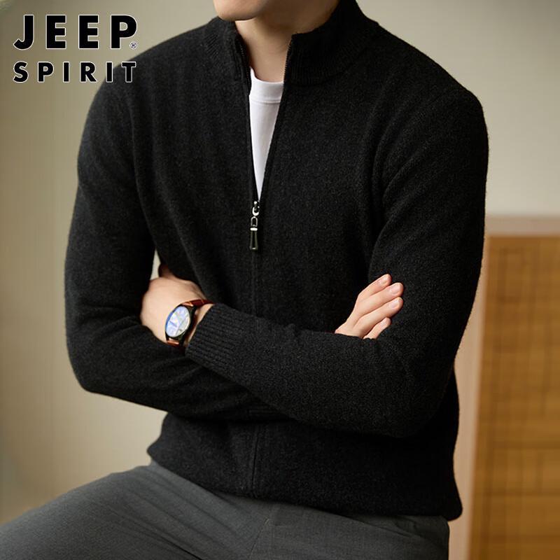 

JEEP SPIRIT Men s Autumn/Winter Half-Zip Knit Cardigan 3XL