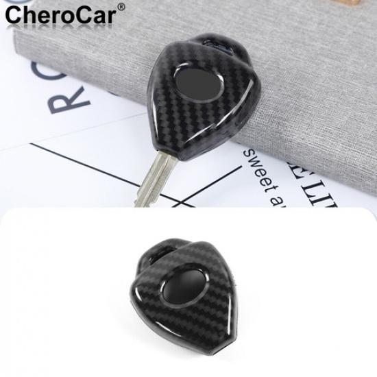 

ABS Carbon Fiber Car Key Fob Protect Cover Case Trim for 4Runner SR5/TRD 2010-19