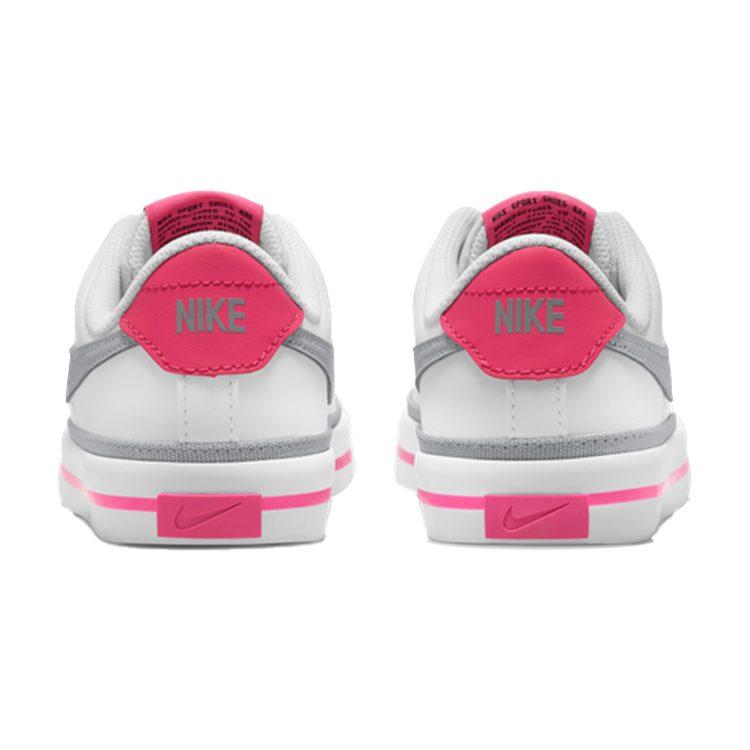 Nike Court Legacy White Pink Prime Light GS DA5380-111
