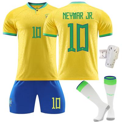 Brazílie Ne. 10 Neymar 20 Vinicius 9 Charlison 18 Jesus Fotbalový oblek Fanoušci Domácí
