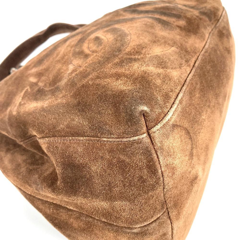 CHANEL vintage CC Mark Triple Coco Cocoball Fringe Tassel Shoulder bag Tote Bag