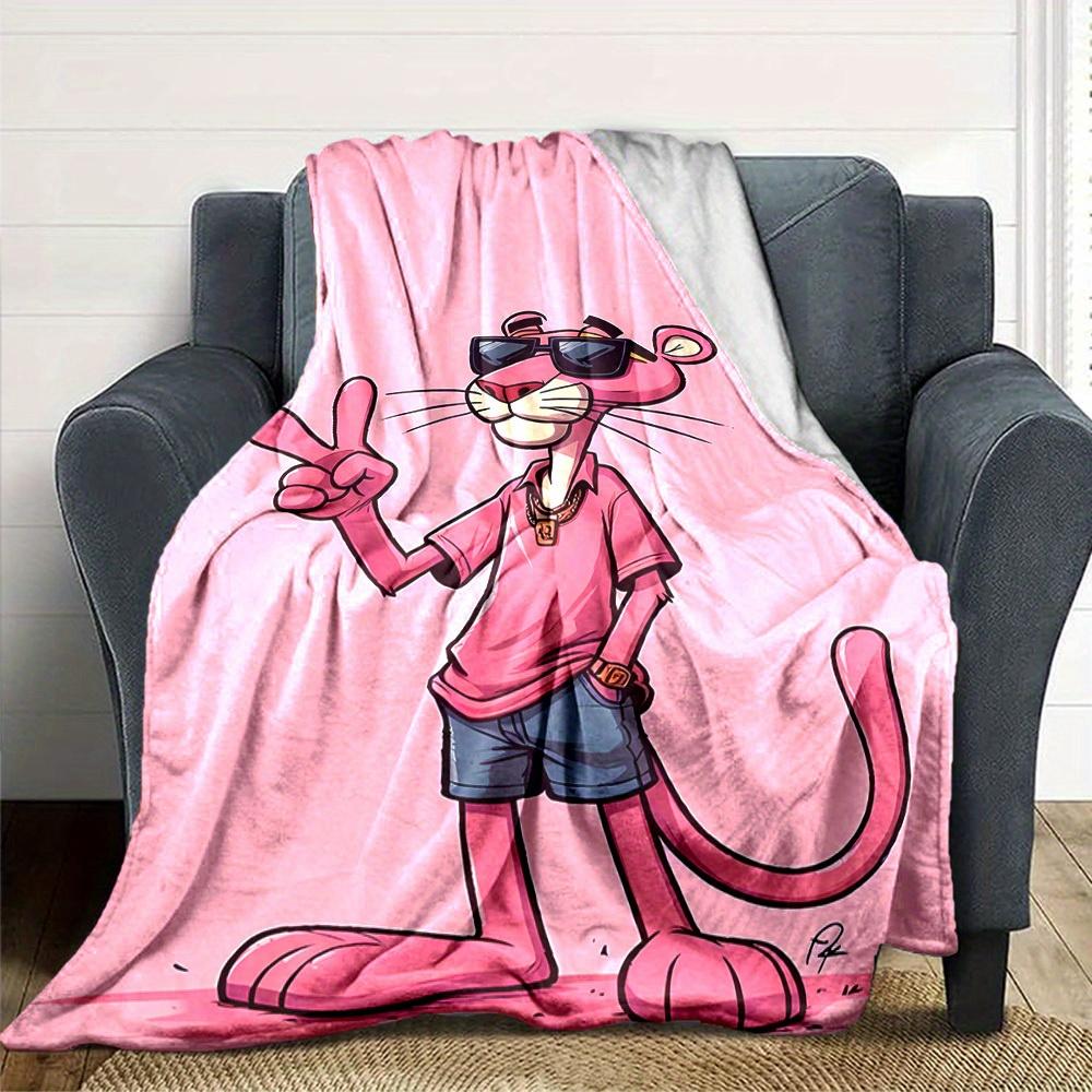 Anime Attack On Titan Eren Mikasa Cartoon Flannel Blanket,Warm and Cozy Soft Throw Blanket for Home Bedroom Bed Sofa Cover Kids