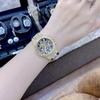 Guess Gold Three-Hand Stainless Steel Strap Women's Quartz Watch - GW0320L5