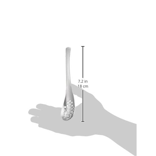 Wada Corporation 18-8 Hammered Renge Spoon with Holes