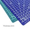 A4 Cutting Mat Single sided Cutting Board Cut Pad DIY Tool with Clear Grid Lines Angles for Scrapbooking Art and Craft