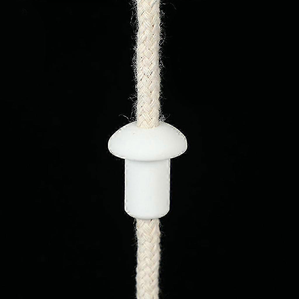 50x 1/4" Oil Candle Lamp Wicks For Burner Round Braided Cotton Kerosene Light Fo-Good - RiRi