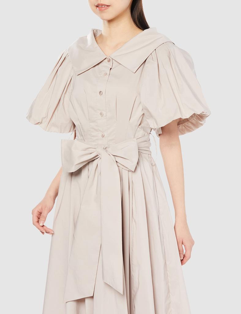 Snidel Volume Sleeve Shirt Dress SWFO231081 PBEG 1 Women's