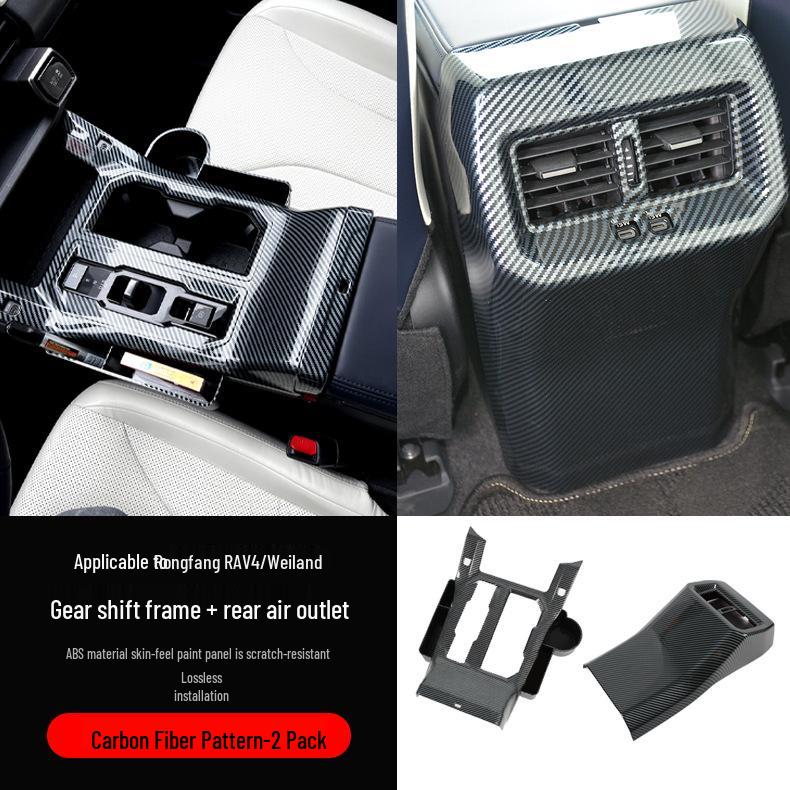 Toyota RAV4/Wildlander Rear Vent Protection & Decorative Kick Plate for 26 Models