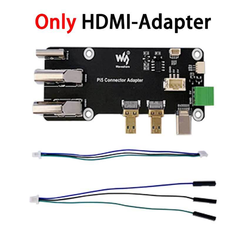 

Комплект адаптера для Raspberry Pi 5: PCIe до Gigabit Ethernet, USB-хаб та корпус для M.2 NVMe SSD.