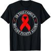 In This Family No-one Fight Alone Blood Cancer Awareness T-Shirt